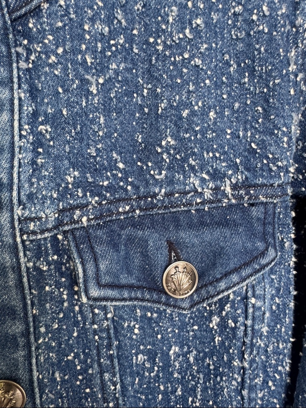 Rag & Bone Cora Tweed Denim Crop Jacket - Picture 10 of 12